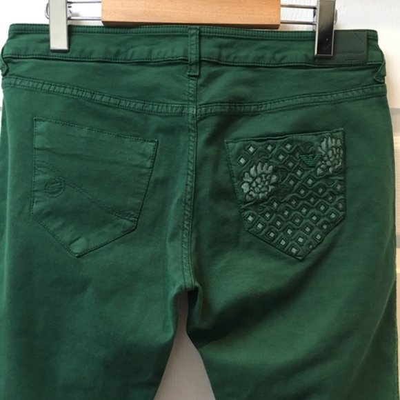 Emporio Armani Green Jeans - Picture 8 of 11